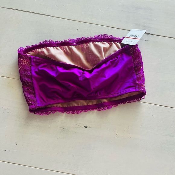Free People Women’s Deep Orchid Purple Bandeau Size XS NWT - Picture 3 of 4
